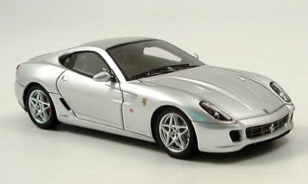 Ferrari 599 GTB 1/43 Red Line GTB grey metallisee 2006 diecast model cars