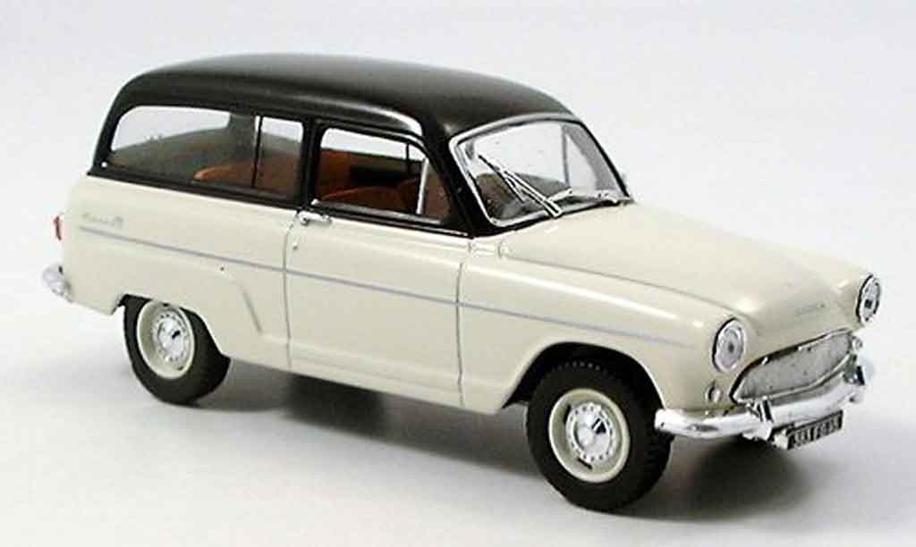 Simca P 60 1/43 Norev ranch beige black diecast model cars