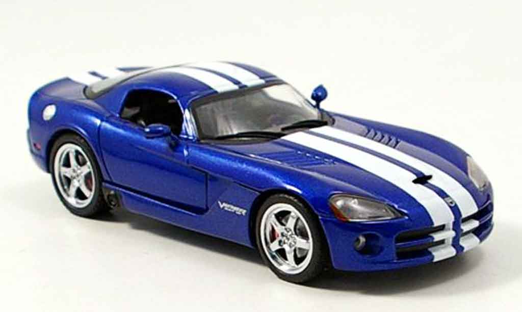Dodge Viper GTS 1/43 Norev GTS Coupe blue white 2006 diecast model cars