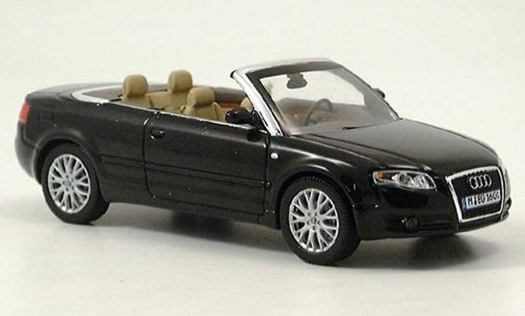 Audi A4 cabriolet 1/43 Norev cabriolet black diecast model cars