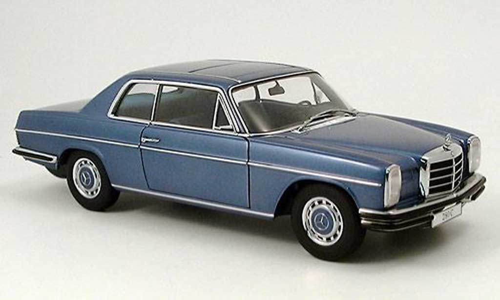 Mercedes 280 1968 1/18 Autoart 1968 c strichachter coupe blue diecast model cars