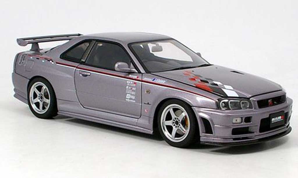 Nissan Skyline R34 1/18 Autoart R34 nismo sport version diecast model cars