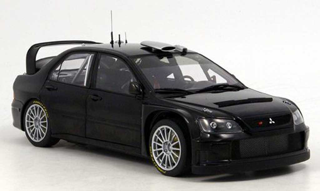 Mitsubishi Lancer Evolution IX 1/18 Autoart Evolution IX wrc black plain body version 2005 diecast model cars