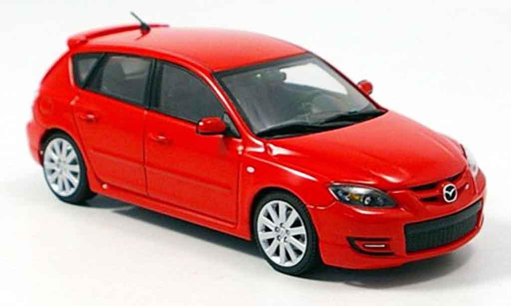 Mazda 3 1/43 Autoart MPS red diecast model cars