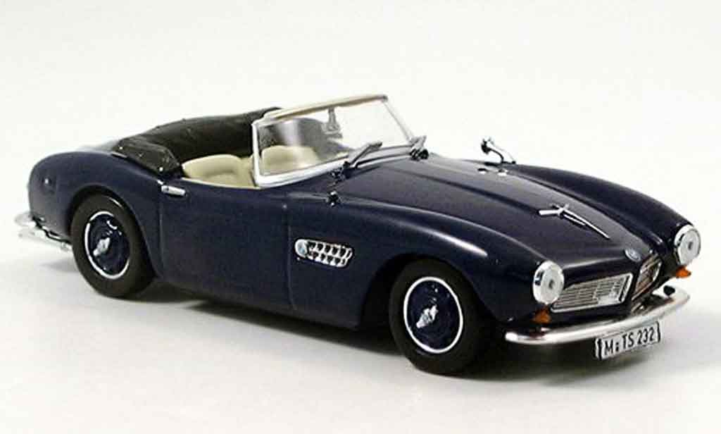 Bmw 507 1/43 Norev blue geoffnetes Verdeck 1956 diecast model cars