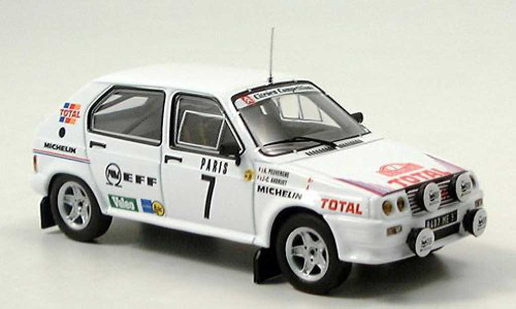 Citroen Visa 1/43 IXO 1000 No.7 Rally Monte Carlo 1985 Andruet/Peuvergne diecast model cars