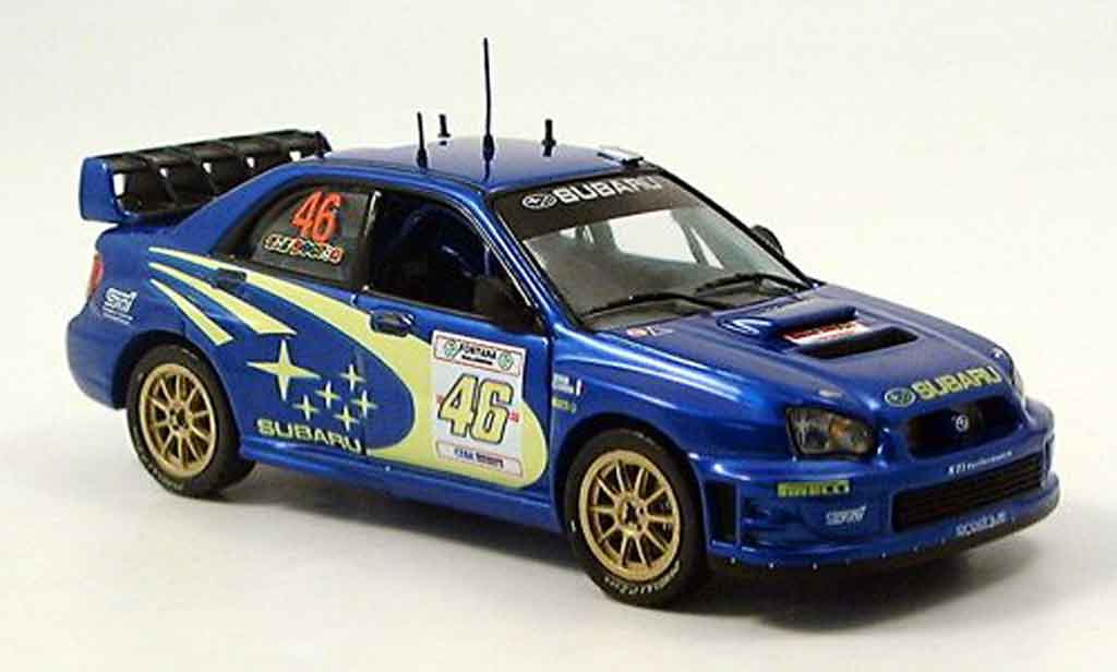 Subaru Impreza WRC 1/43 IXO WRC valentino ross rallye monza 2005 diecast model cars