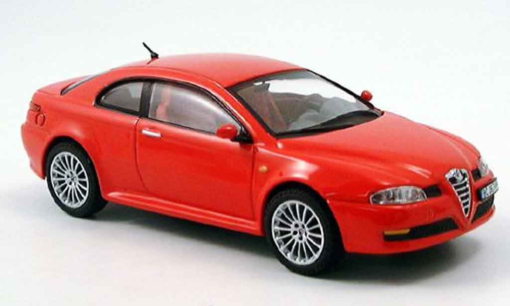 Alfa Romeo GT V6 1/43 IXO V6 3.2 red 2004 diecast model cars