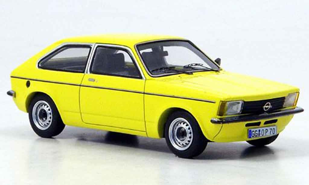 Opel Kadett C 1/43 Neo C city yellow 1978 diecast model cars