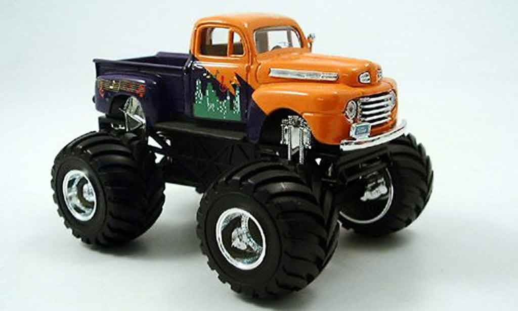 Ford F1 1/43 Yat Ming 00 Monster Truck orange 1948 diecast model cars