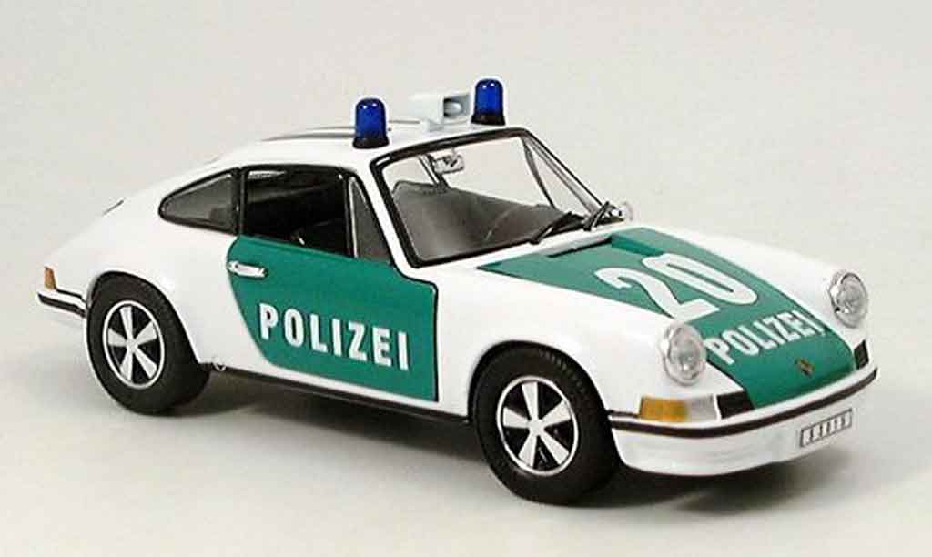 Porsche 911 2.4 1/18 Eagle 2.4 l polizei deutschland diecast model cars