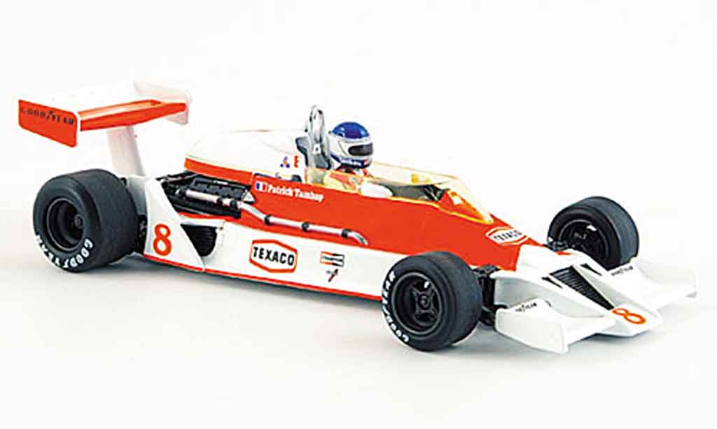 McLaren M26 1/43 Minichamps Ford P.Tambay avec Motornachbildung 1978 diecast model cars