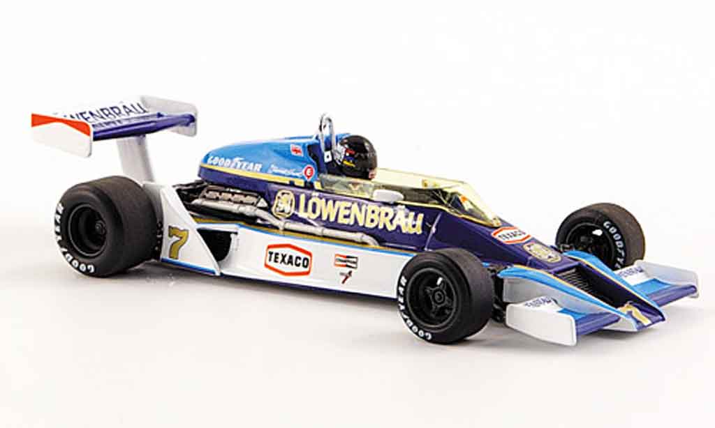 McLaren M26 1/43 Minichamps Ford Hunt US GP avec Motornachbildung 1978 diecast model cars