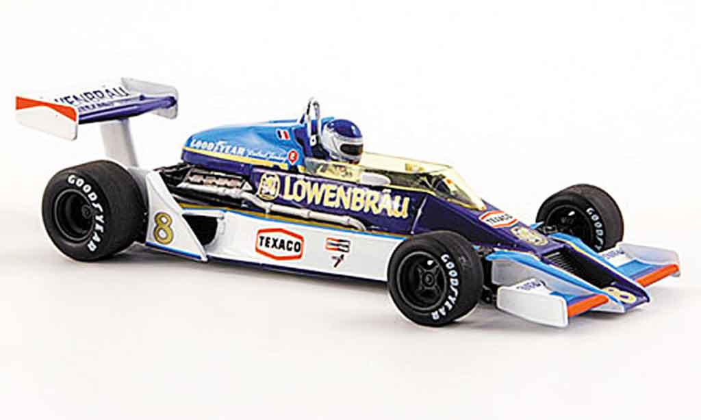 McLaren M26 1/43 Minichamps Ford Tambay US GP avec Motornachbildung 1978 diecast model cars