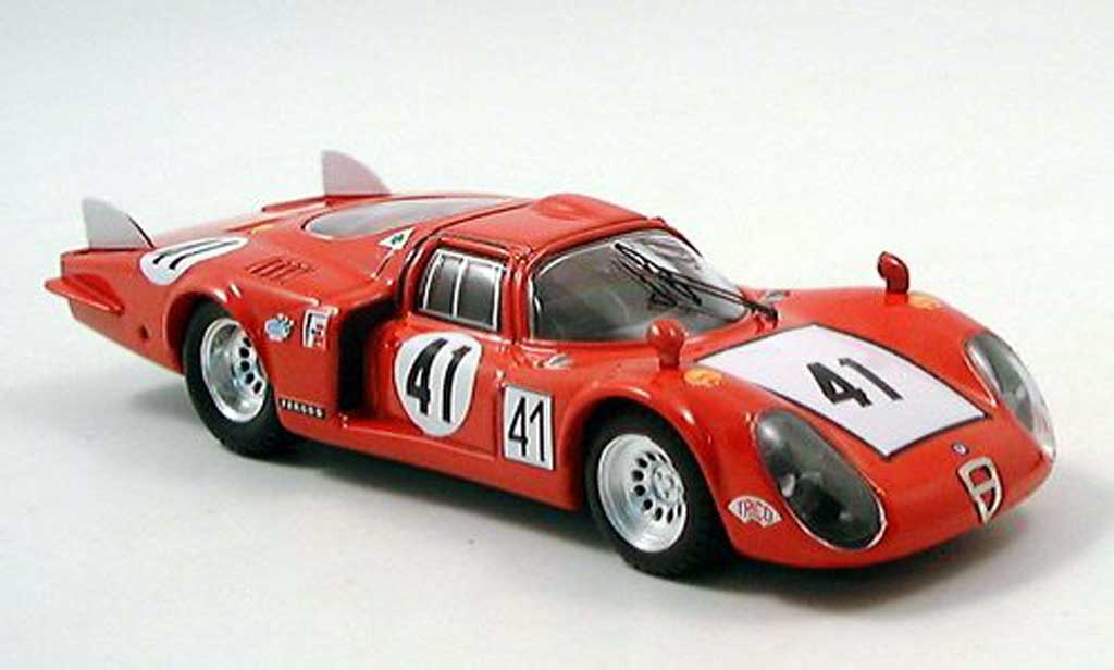 Alfa Romeo 33.2 1968 1/43 Best 1968 LM No.41 Bagheti/Vaccarell 24h Le Mans diecast model cars