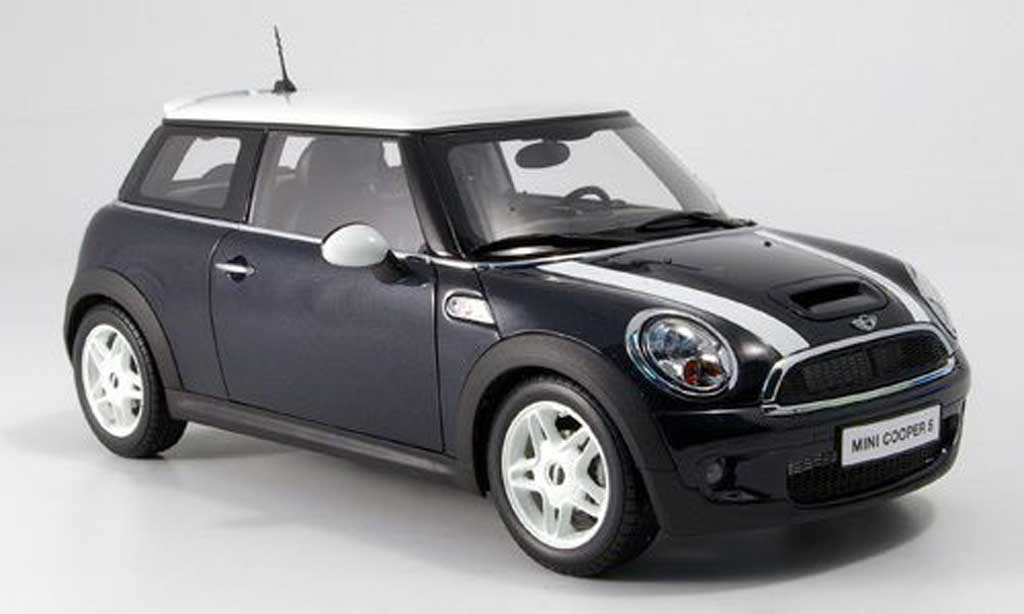 Mini Cooper S 1/18 Kyosho S new black avec white bandes diecast model cars
