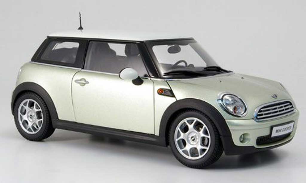 Mini Cooper S 1/18 Kyosho S grey et toit blanc diecast model cars