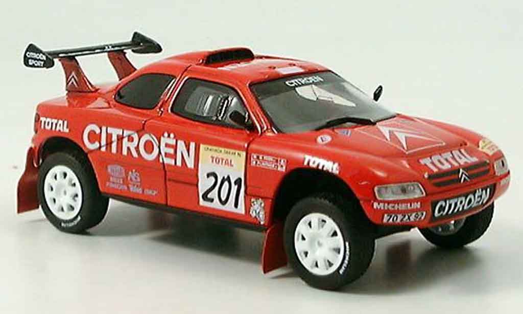 Citroen ZX 1/43 Norev rallye dakar lartigue perin 1996 diecast model cars