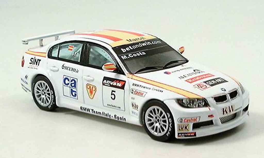 Bmw 320 E90 1/43 Spark E90 si 3er No.5 Costa WTCC 2006 diecast model cars