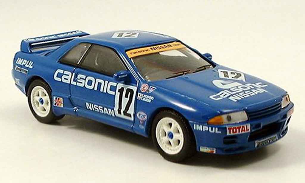 Nissan Skyline R32 1/43 Del Prado R32 GT R No.12 blue diecast model cars
