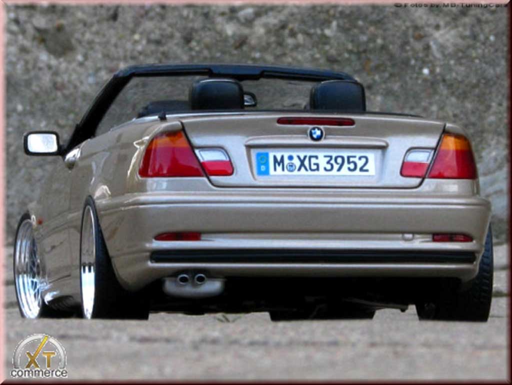 Bmw 328 cabriolet E46 ci champagne jantes 19 pouces bbs 1/18 Kyosho
