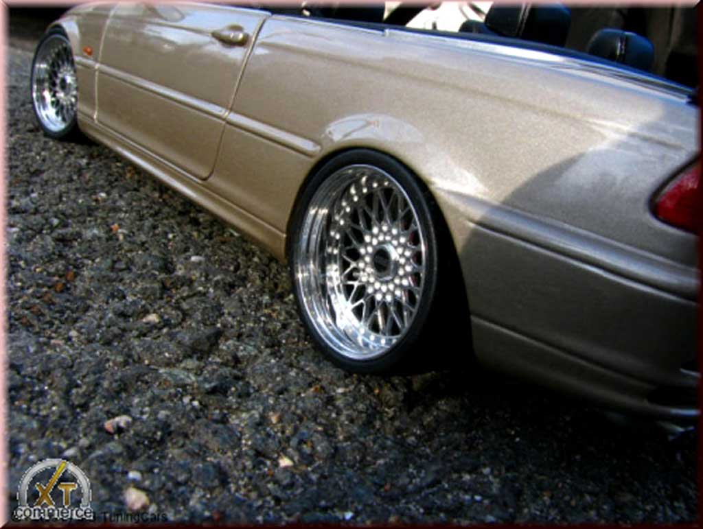 Bmw 328 cabriolet E46 ci champagne jantes 19 pouces bbs 1/18 Kyosho