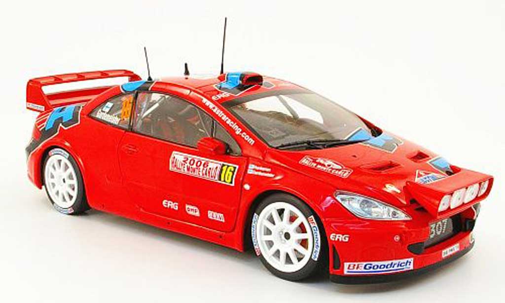 Peugeot 307 WRC 1/18 Sun Star WRC no.16 astra racing rallye monte carlo 2006 diecast model cars