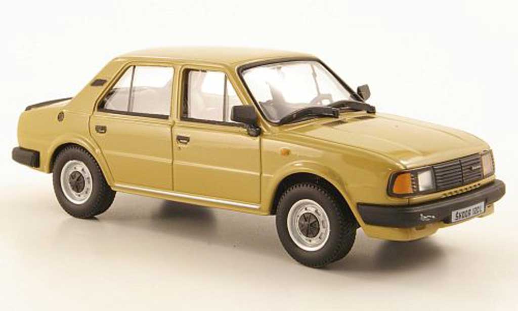 Skoda 120 1/43 Abrex L beige 1986 diecast model cars