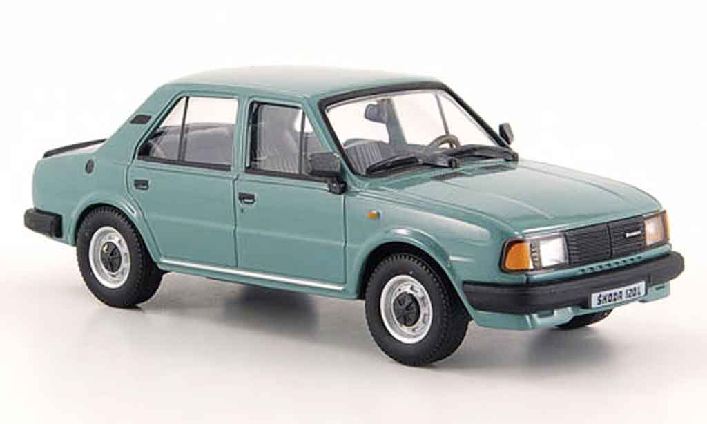 Skoda 120 1/43 Abrex l grey grun 1986 diecast model cars