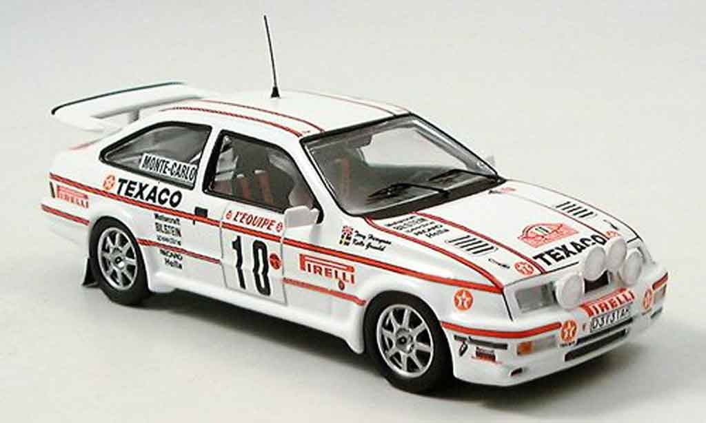 Ford Sierra Cosworth RS 1/43 Trofeu Cosworth RS Cosworth Texaco Rally Monte Carlo 1987 diecast model cars