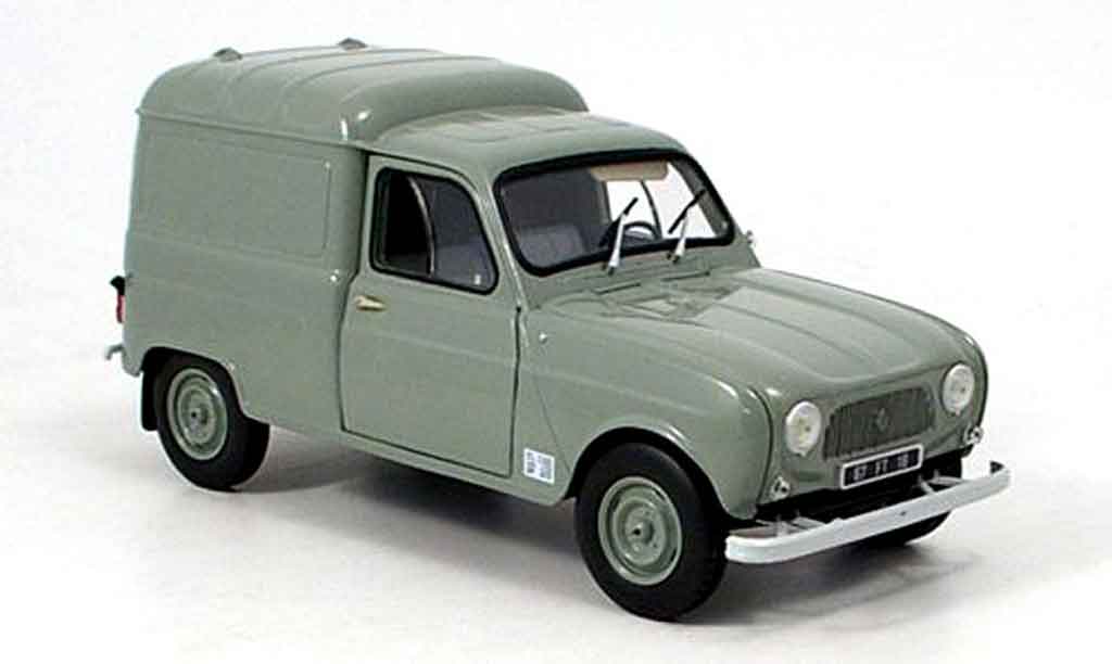 Renault 4 F4 1/18 Norev F grey 1965 diecast model cars