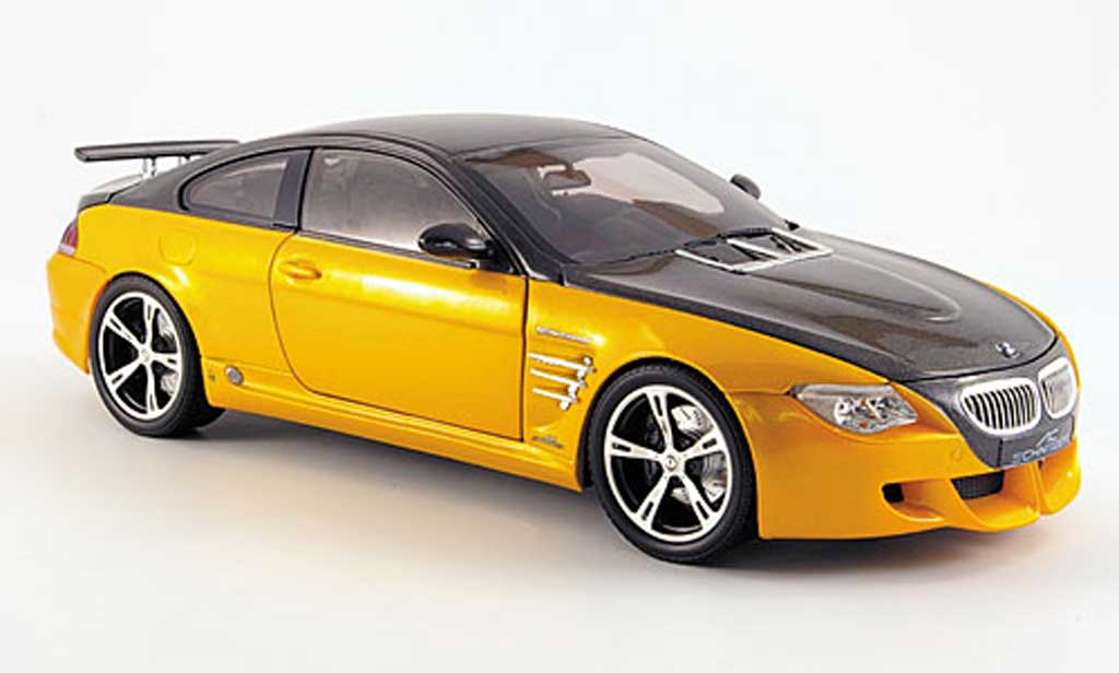 Bmw M6 E63 1/18 Norev E63 ac schnitzer tension m6 yellow/ diecast model cars