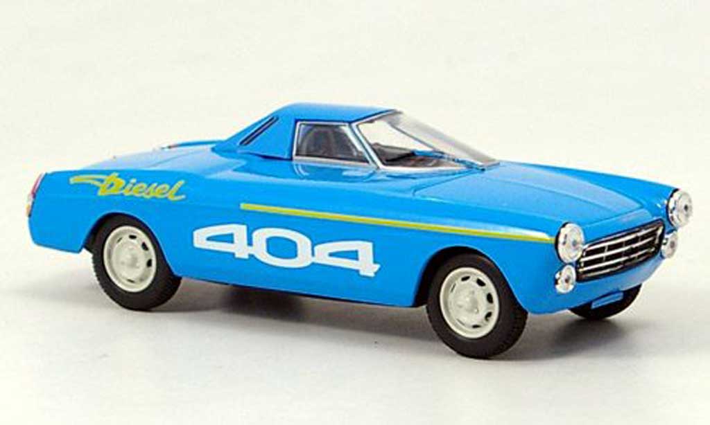 Peugeot 404 Diesel 1/43 Norev Diesel Rekord blue 1965 diecast model cars