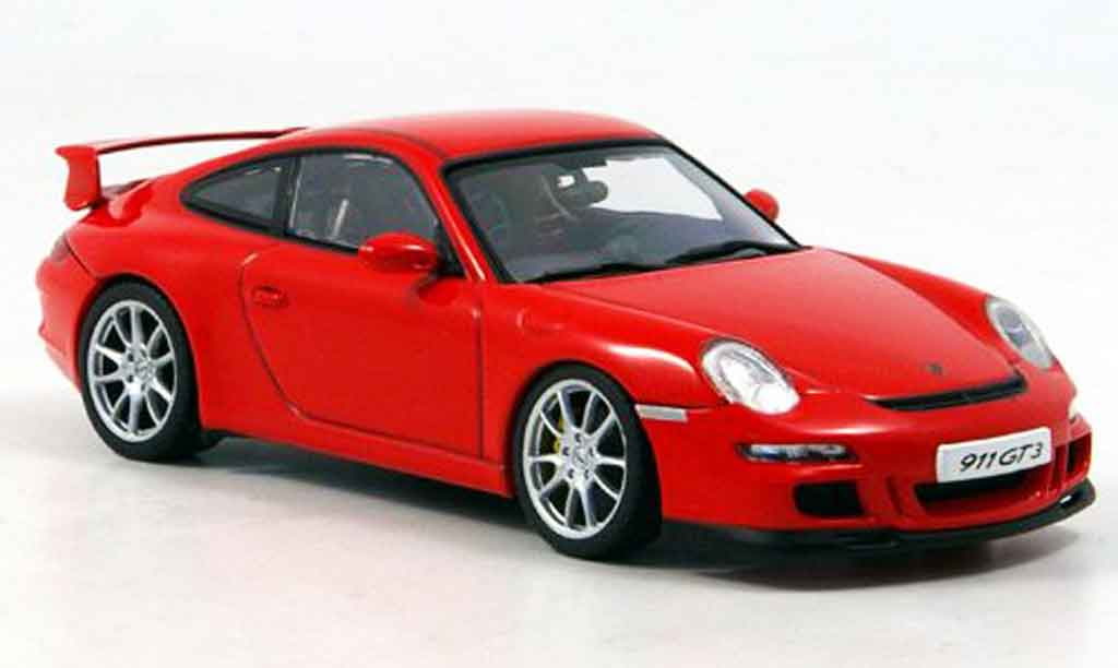 Porsche 997 Carrera 1/43 Autoart Carrera red diecast model cars