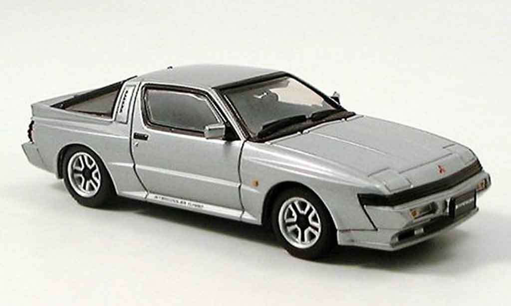 Mitsubishi Starion 1/43 Aoshima GSR VR grey metallisee 1988 diecast model cars
