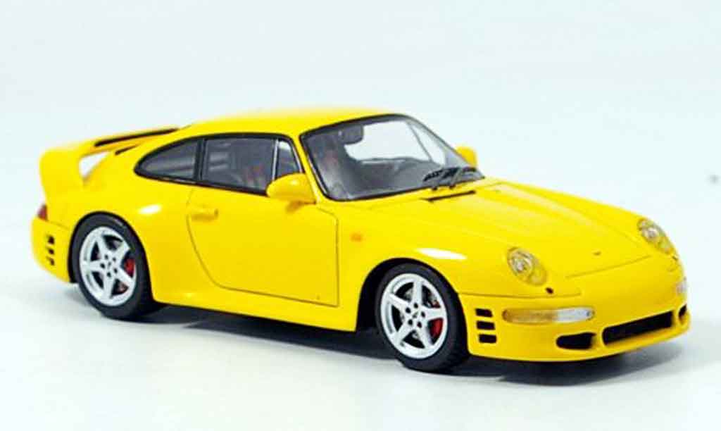 Ruf CTR 2 1/43 Spark 2 yellow 1996 diecast model cars