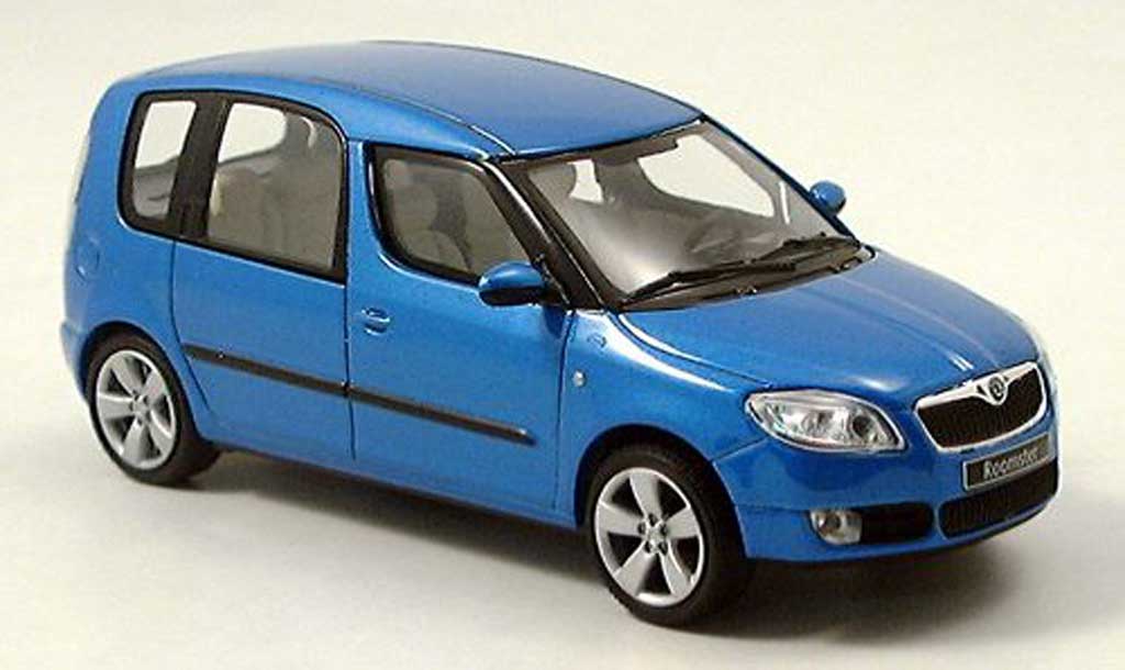 Skoda Roomster 1/43 Abrex blue 2006 diecast model cars