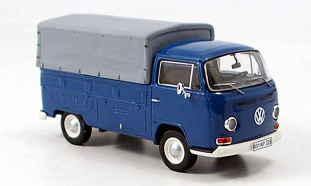 Volkswagen Combi 1/43 Premium Cls t2a pritsche avec plane blue diecast model cars