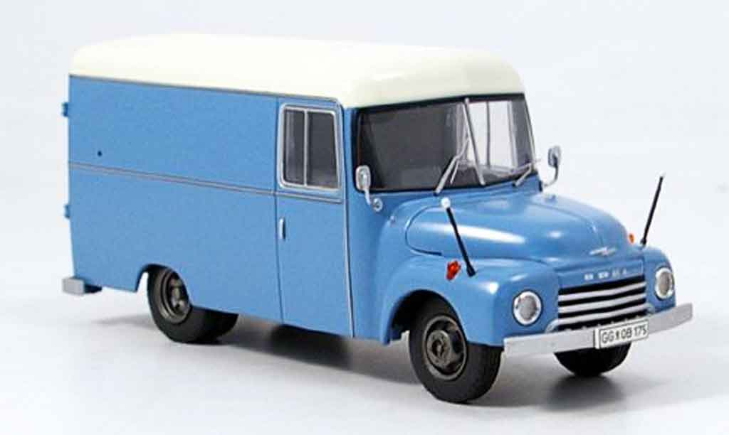 Opel Blitz 1/43 Premium Cls 175 kastenwagen blue beige diecast model cars