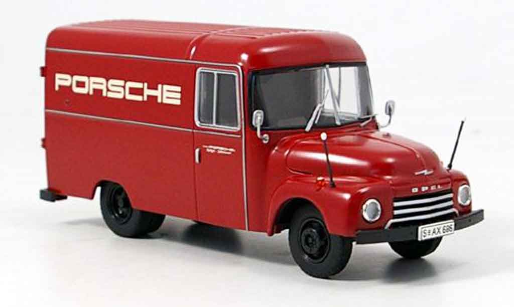Opel Blitz 1/43 Premium Cls 175 renntransporter porsche red diecast model cars