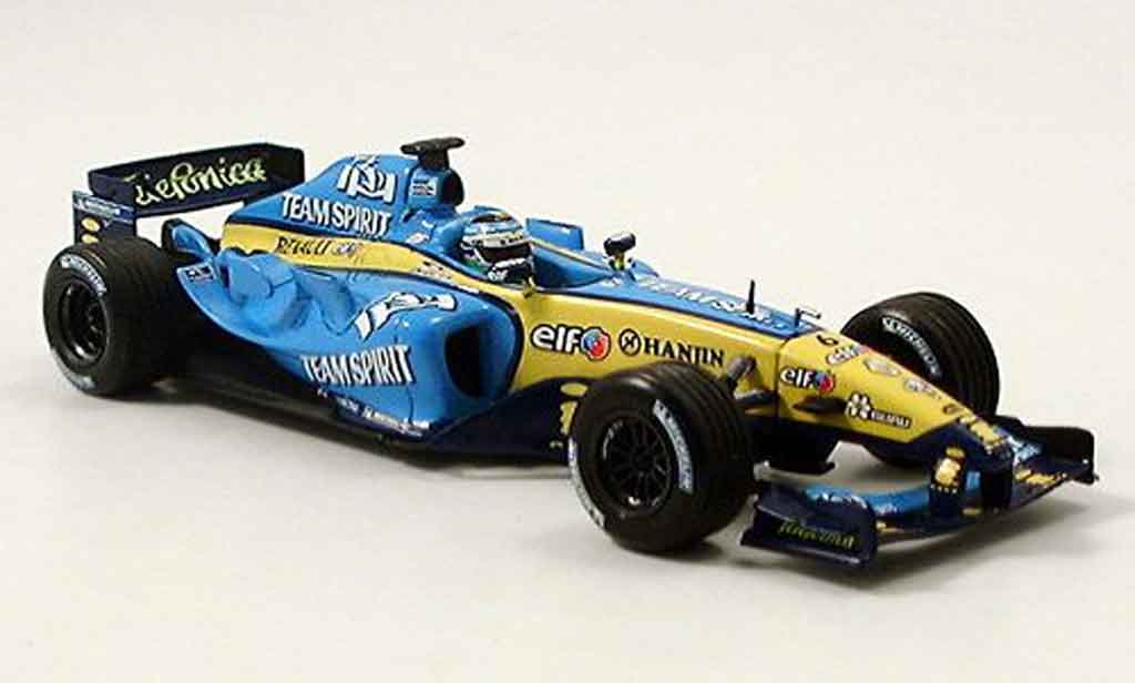 Renault F1 1/43 Minichamps f1 team r 25 showcar no.6 g. fisica 2005 diecast model cars