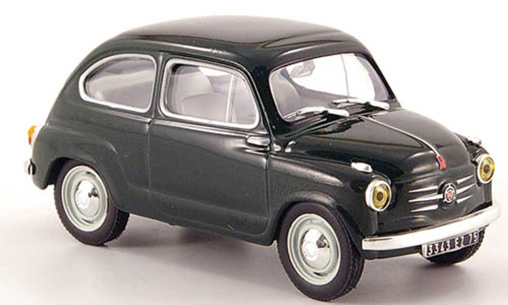 Fiat 600 1/43 Hachette grun 1957 diecast model cars