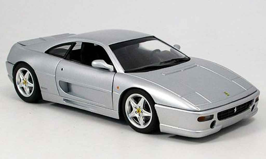 Ferrari F355 Berlinetta 1/18 Hot Wheels Saloontta gtb grey diecast model cars