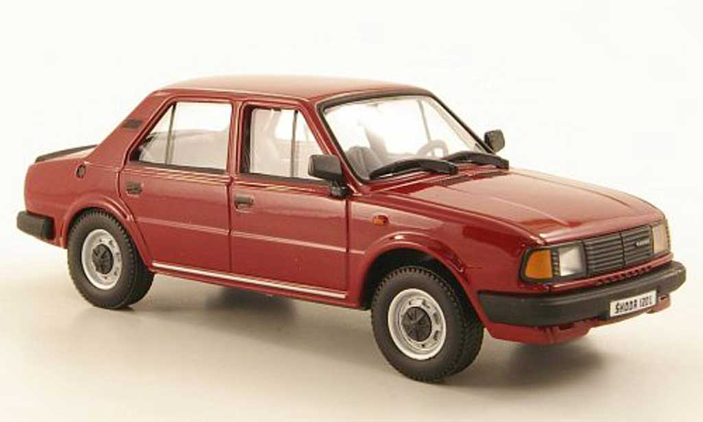 Skoda 120 1/43 Abrex L red 1986 diecast model cars