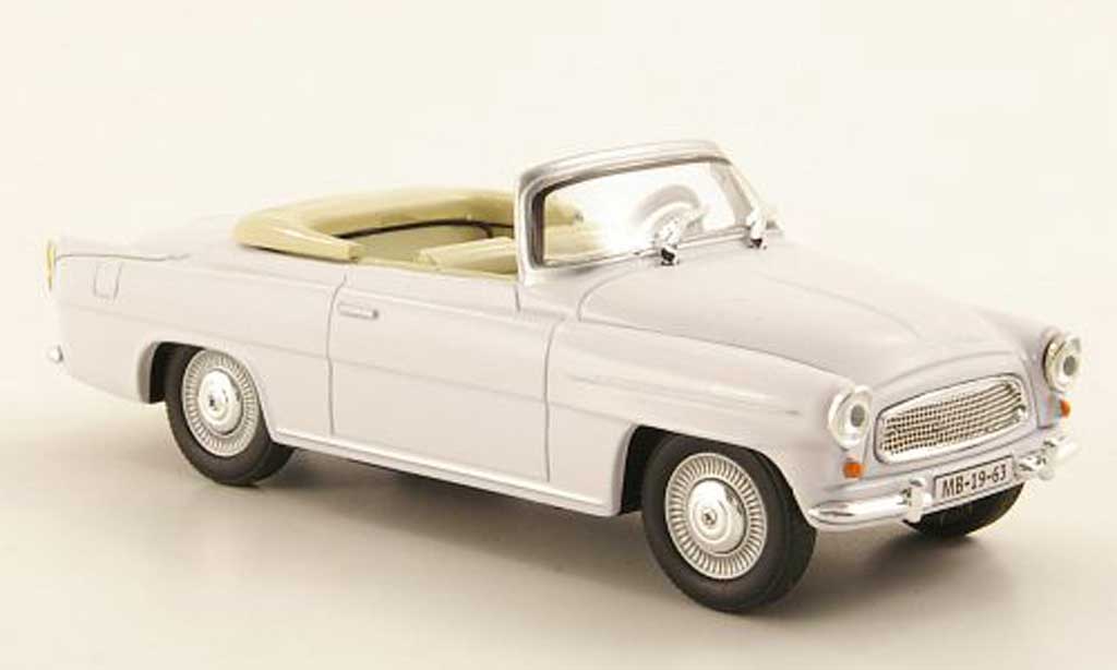 Skoda Felicia 1/43 Abrex Roadster white diecast model cars