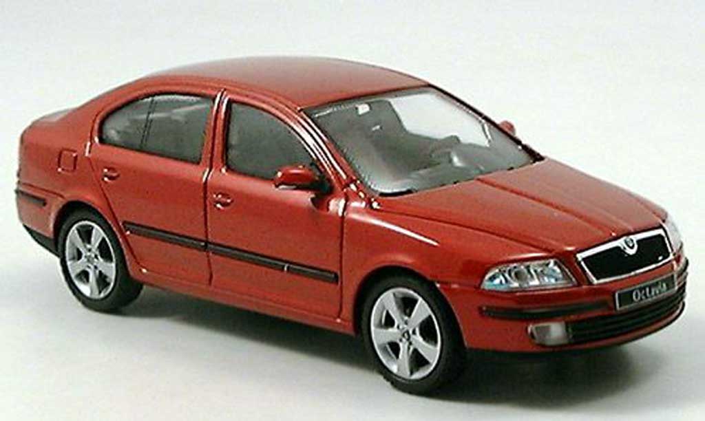 Skoda Octavia 1/43 Abrex Limousine red diecast model cars