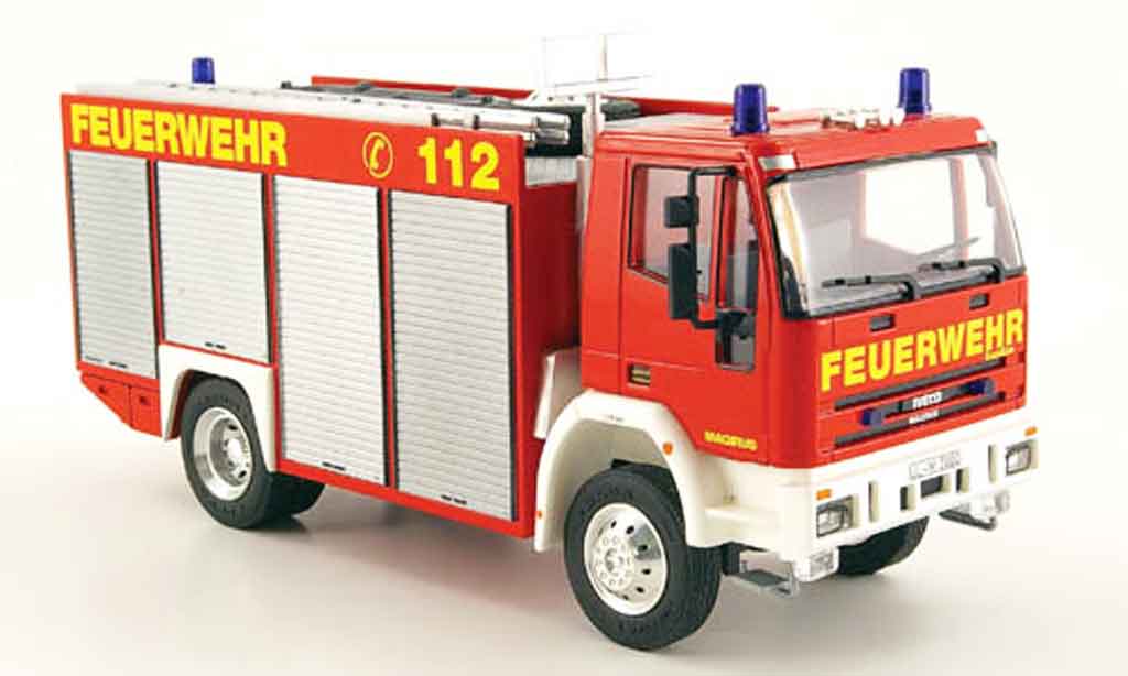 Magirus RW 1/43 Schuco Iveco 2 pompier diecast model cars