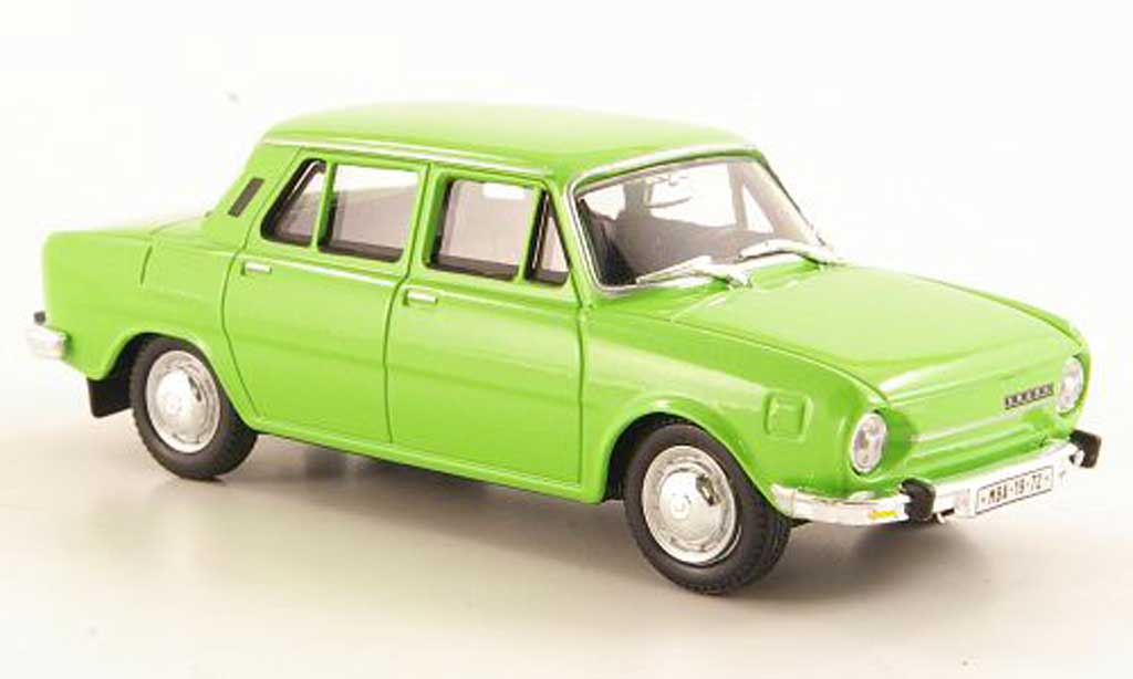 Skoda 110 1/43 Abrex L grun 1969 diecast model cars