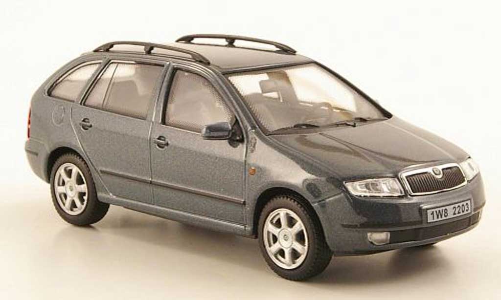 Skoda Fabia 1/43 Abrex greygrun diecast model cars