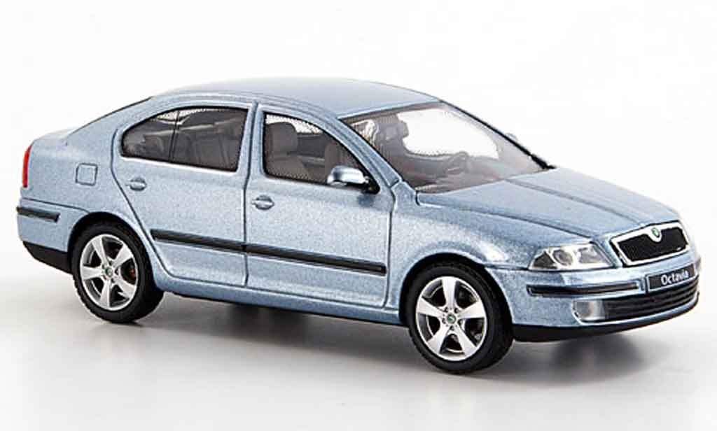 Skoda Octavia 1/43 Abrex grey metallisee grey diecast model cars